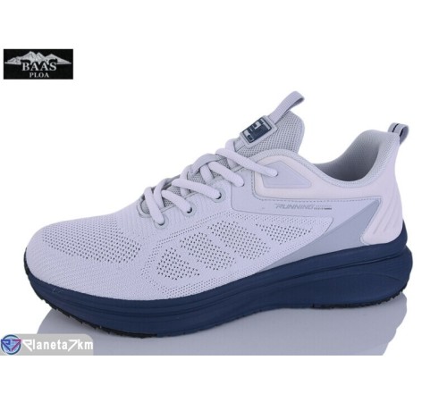 Кросівки чоловічі на літо (8 пар р.41-46) сірий  "Baas"