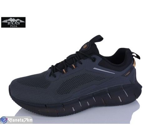 Кросівки чоловічі на літо (8 пар р.41-46) сірий  "Baas"