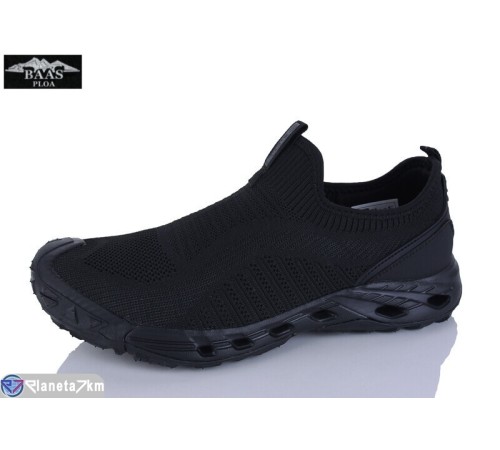 Кросівки чоловічі на літо (8 пар р.41-46) чорний  "Baas"