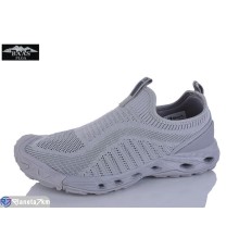 Кросівки чоловічі на літо (8 пар р.41-46) сірий  "Baas"