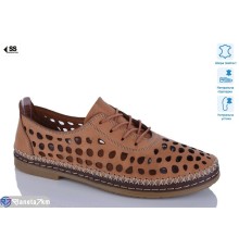 Туфлі жіночі на літо (8 пар р.36-41) коричневий  "KLAKSON"