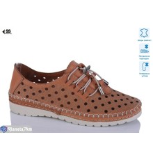 Туфлі жіночі на літо (8 пар р.36-41) коричневий  "KLAKSON"