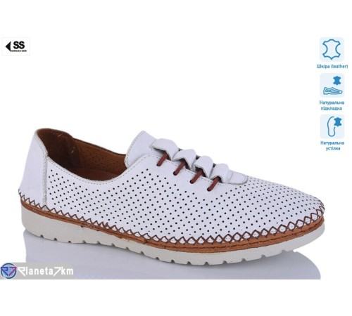 Туфлі жіночі на літо (8 пар р.36-41) білий  "KLAKSON"