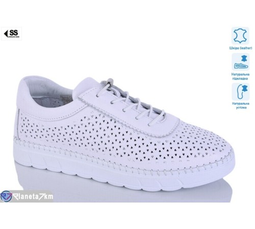 Кросівки жіночі на літо (8 пар р.36-41) білий  "KLAKSON"
