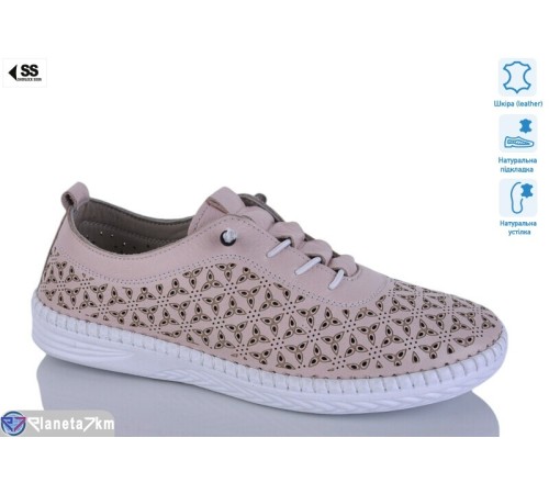 Кросівки жіночі на літо (8 пар р.36-41) рожевий  "KLAKSON"