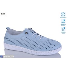 Кросівки жіночі на літо (8 пар р.36-41) блакитний  "KLAKSON"