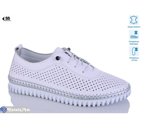 Кросівки жіночі на літо (8 пар р.36-41) білий  "KLAKSON"