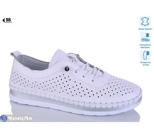 Кросівки жіночі на літо (8 пар р.36-41) білий  "KLAKSON"