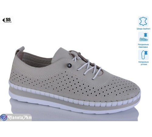 Кросівки жіночі на літо (8 пар р.36-41) бежевий  "KLAKSON"