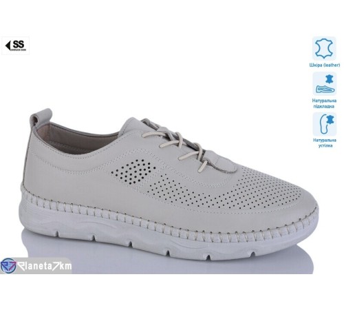 Кросівки жіночі на літо (8 пар р.36-41) бежевий  "KLAKSON"