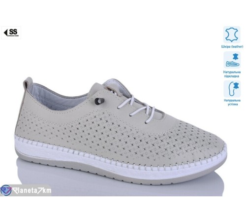 Кросівки жіночі на літо (8 пар р.36-41) бежевий  "KLAKSON"