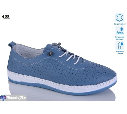 Кросівки жіночі на літо (8 пар р.36-41) синій  "KLAKSON"