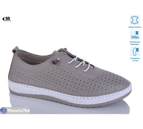 Кросівки жіночі на літо (8 пар р.36-41) коричневий  "KLAKSON"