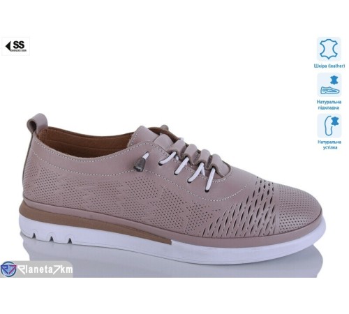 Кросівки жіночі на літо (8 пар р.36-41) коричневий  "KLAKSON"