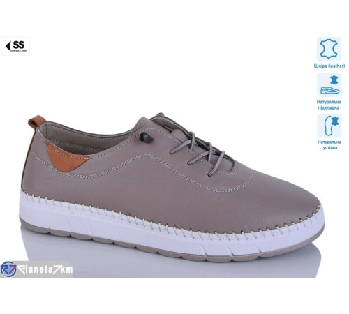 Кросівки жіночі на весну/осінь (8 пар р.36-41) коричневий  "KLAKSON"