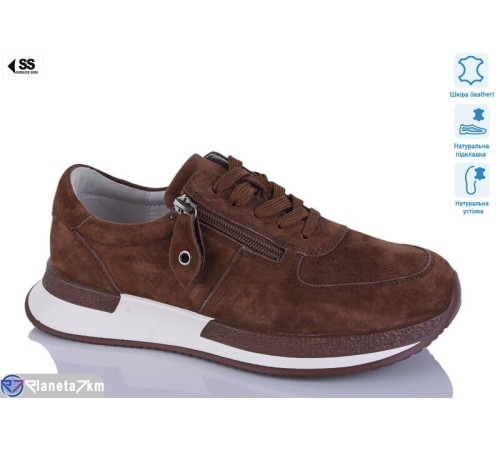 Кросівки жіночі на весну/осінь (8 пар р.36-41) коричневий  "KLAKSON"