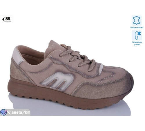 Кросівки жіночі на весну/осінь (8 пар р.36-41) бежевий  "KLAKSON"