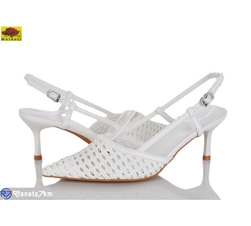 Туфлі жіночі на літо (6 пар р.35-40) білий  "Mei De Li"