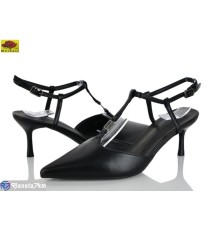 Туфлі жіночі на літо (6 пар р.35-40) чорний  "Mei De Li"