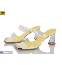 Босоніжки жіночі на літо (6 пар р.36-40) жовтий  "Mei De Li"