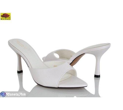 Шлепки жіночі на літо (6 пар р.36-40) білий  "Mei De Li"