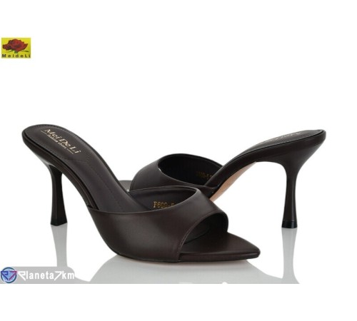 Шлепки жіночі на літо (6 пар р.36-40) коричневий  "Mei De Li"