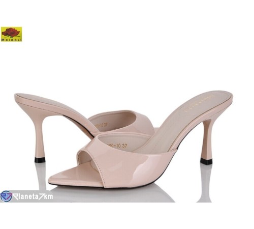 Шлепки жіночі на літо (6 пар р.36-40) бежевий  "Mei De Li"