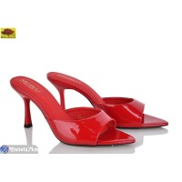 Шлепки жіночі на літо (6 пар р.36-40) червоний  "Mei De Li"