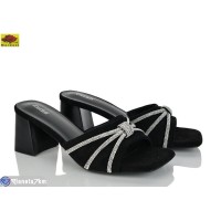 Шлепки жіночі на літо (6 пар р.36-40) чорний  "Mei De Li"