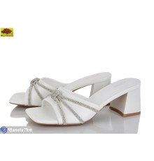 Шлепки жіночі на літо (6 пар р.36-40) білий  "Mei De Li"