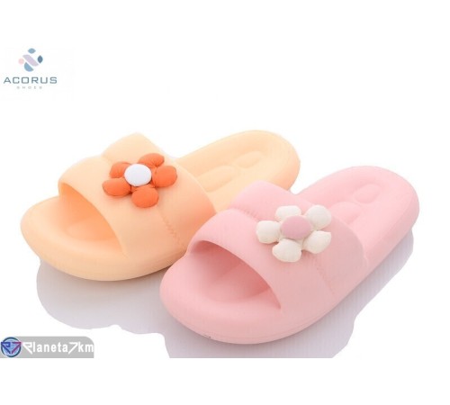 Шлепки жіночі на літо (10 пар р.36-41) мікс  "Acorus"