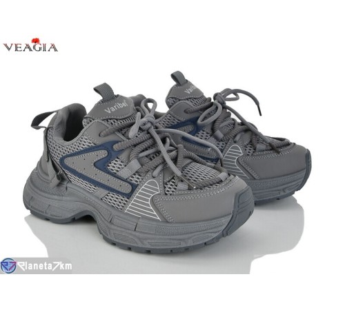 Кросівки жіночі на весну/осінь (8 пар р.36-41) сірий  "Veagia-ADA"