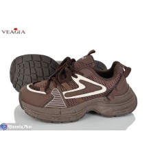 Кросівки жіночі на весну/осінь (8 пар р.36-41) коричневий  "Veagia-ADA"