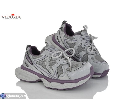 Кросівки жіночі на весну/осінь (8 пар р.36-40) сірий  "Veagia-ADA"