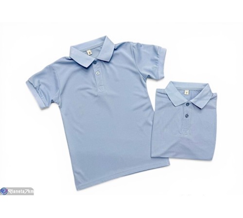 Дитяча футболка на літо (5 шт. р.сетка 12-16) блакитний  "Peton"