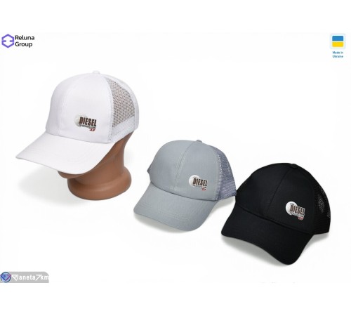 Кепка чоловіча на літо (5 шт. р.сетка One size) мікс  "Raluka"