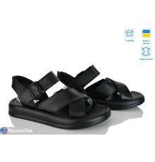 Босоніжки жіночі на літо (8 пар р.36-41) чорний  "ERIKA"