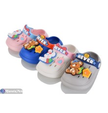 Шлепки дитячі на літо (12 пар р.18-23) мікс  "MILLY"