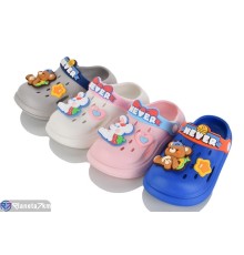 Шлепки дитячі на літо (12 пар р.24-29) мікс  "MILLY"