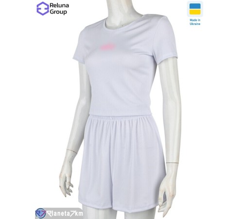 Жіночий костюм на літо (4 шт. р.сетка 42-48) білий  "Raluka"