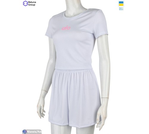 Жіночий костюм на літо (4 шт. р.сетка 42-48) білий  "Raluka"