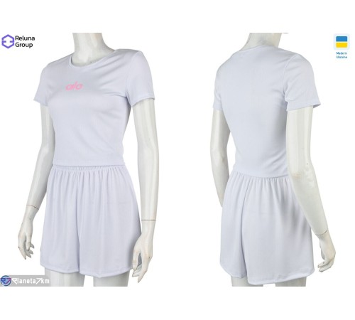 Жіночий костюм на літо (4 шт. р.сетка 42-48) білий  "Raluka"
