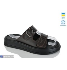 Шлепки жіночі на літо (6 пар р.36-40) коричневий  "LIKA"