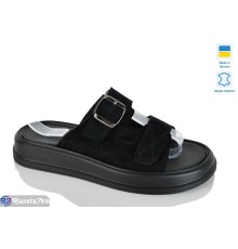 Шлепки жіночі на літо (6 пар р.36-40) чорний  "LIKA"