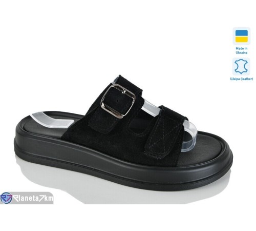 Шлепки жіночі на літо (6 пар р.36-40) чорний  "LIKA"