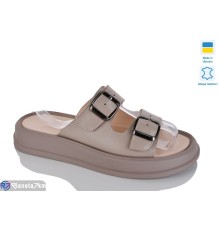 Шлепки жіночі на літо (6 пар р.36-40) коричневий  "LIKA"