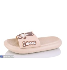 Шлепки жіночі на літо (8 пар р.36-41) бежевий  "Kalabok"