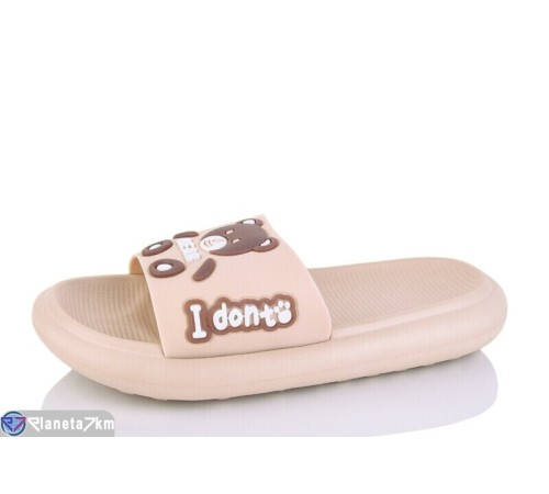 Шлепки жіночі на літо (8 пар р.36-41) бежевий  "Kalabok"