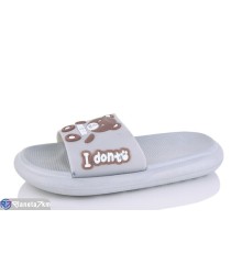 Шлепки жіночі на літо (8 пар р.36-41) сірий  "Kalabok"