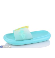 Шлепки жіночі на літо (8 пар р.36-41) зелений  "Kalabok"